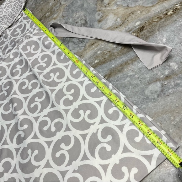 GRETCHEN SCOTT Ladeda jersey dress in heavens gate neutral - Picture 7 of 9